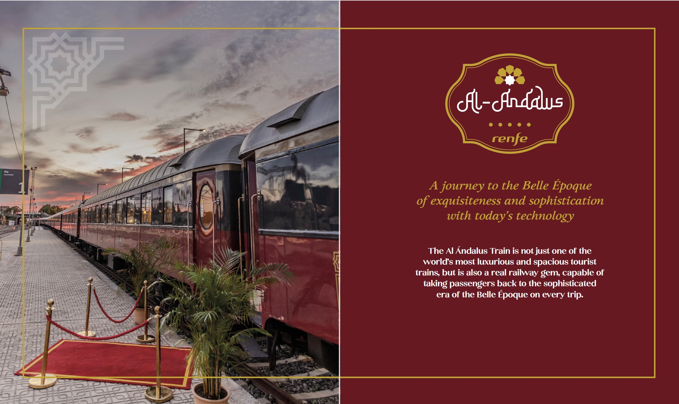 Viajes en Tren Al &Aacute;ndalus: Andaluc&iacute;a al estilo de lujo