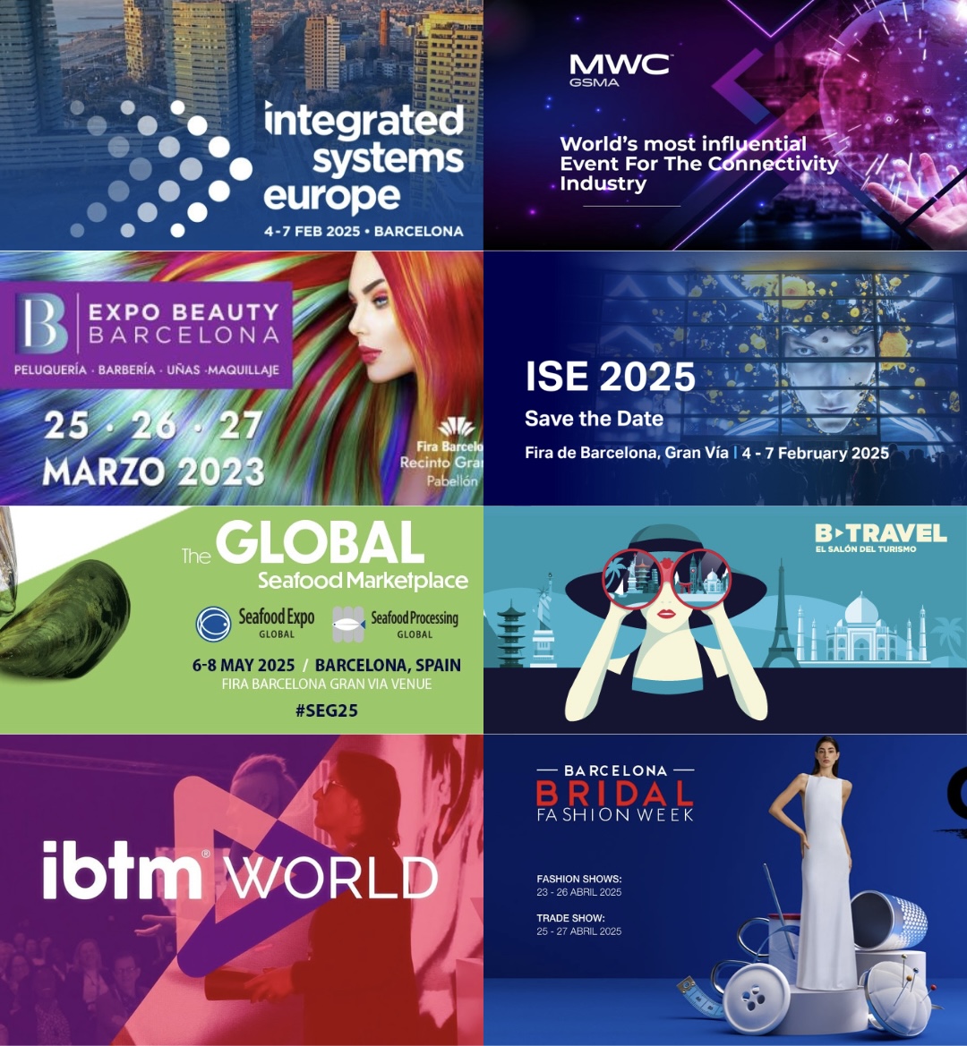 Eventos, foros y exposiciones empresariales en Espa&ntilde;a en 2025